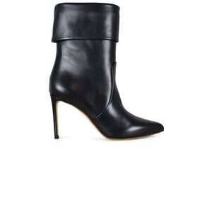 Francesco Russo Pointed Toe Stiletto Ankle Boots In Smooth Lamb Leather - NWT
